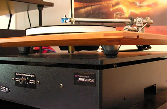 Less Vibrations for Turntables with Minus K
