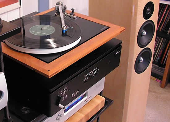 Better Sounding Vinal on Minus K Vibration Isolator