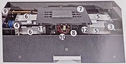 Minus K inside side view of BM-8 isolator